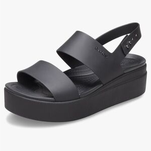 Crocs Women's Brooklyn Low Wedge Sandals